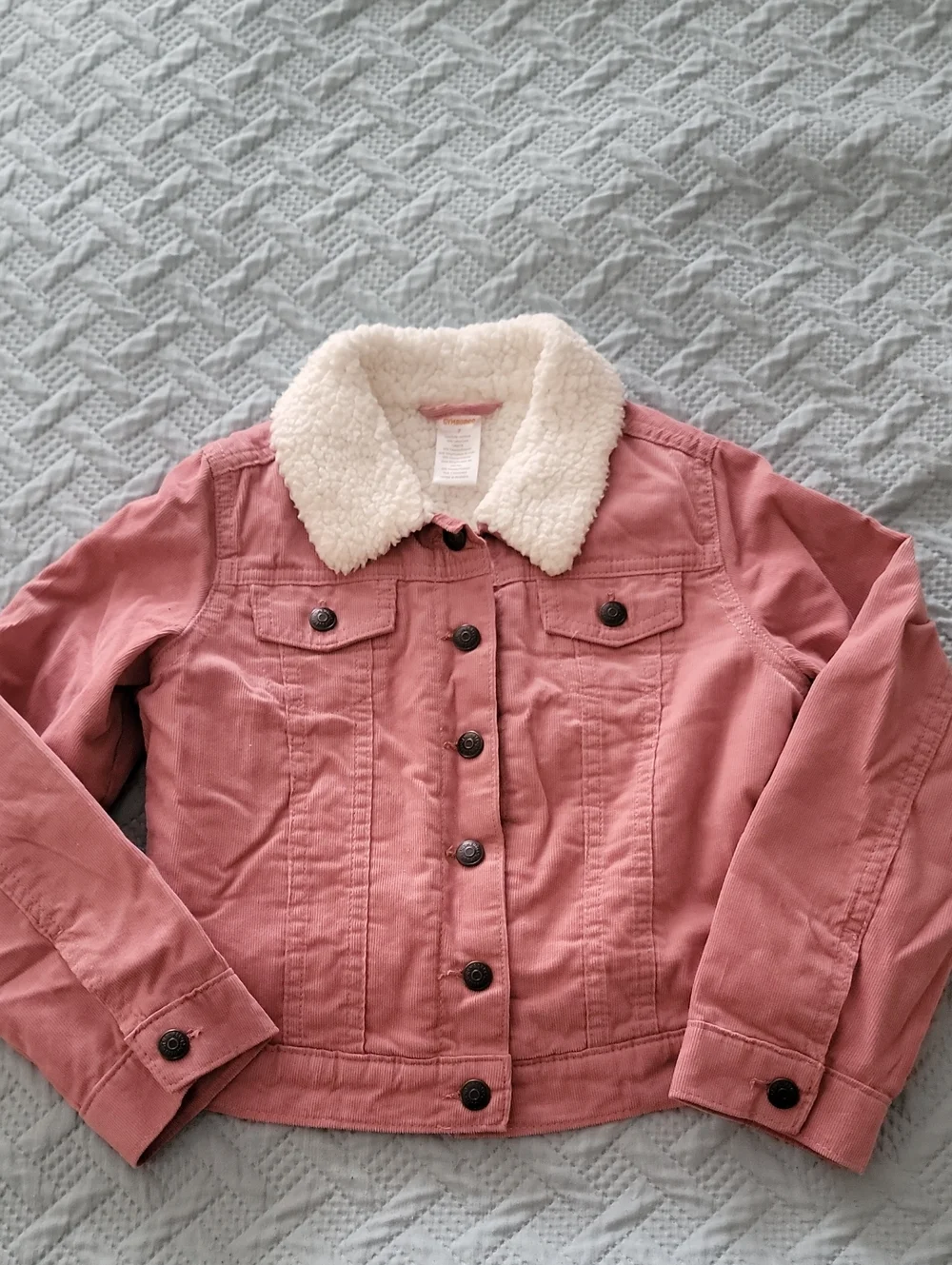 Gymboree Pink Sherpa-Lined Jacket